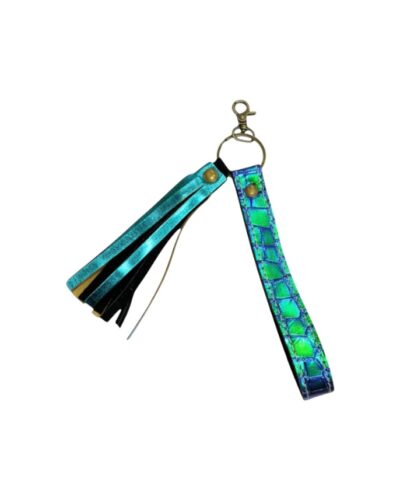 Neon Gator Keychain