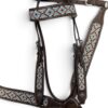 Burgundy & Turquoise Southwest Beaded Headstall and Breastcollar Set