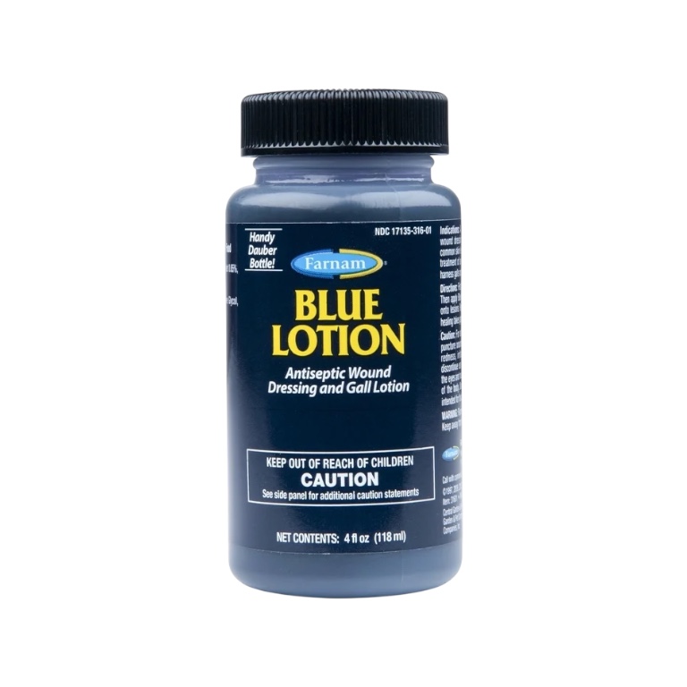 Blue Lotion Antiseptic Wound Dressing & Gall Lotion