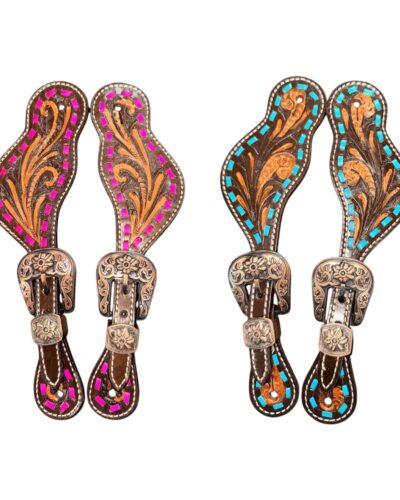 Buckstitched Spur Straps