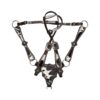 Hair on Hide Gladiator Style 1-Ear Headstall & Breastcollar Set