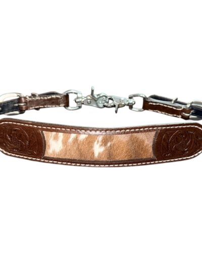 Hair on Hide Dark Oiled Wither Strap