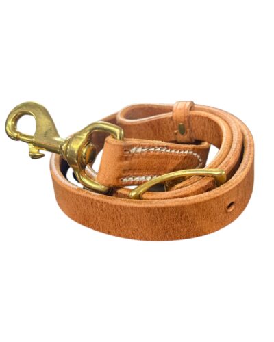 Heavy Duty Harness Leather Tie Down Strap