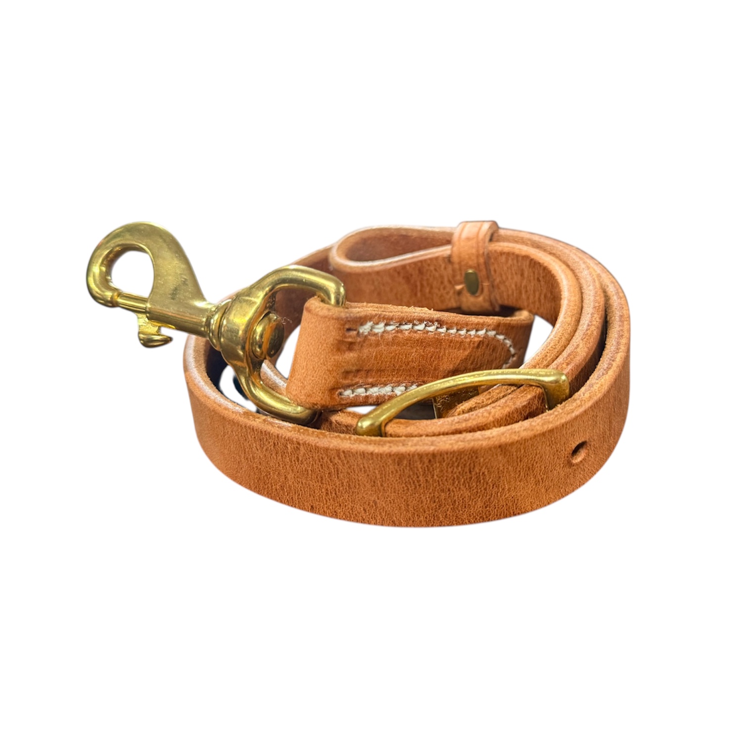 Heavy Duty Harness Leather Tie Down Strap