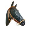 Leather Sidepull with Rawhide Braided Noseband