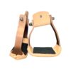 Copper Angled Aluminum Stirrups with Rubber Tread