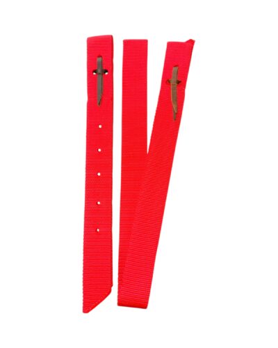 Red Off Billet & Tie Strap Set