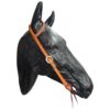 Medium Oil 1-Ear Headstall w/ Floral Buckles