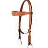 Martin Browband Headstall w/ Rope Copper Dots