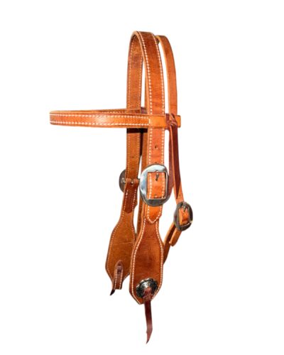 Berlin leather Heavy Duty Harness Leather Browband Headstall