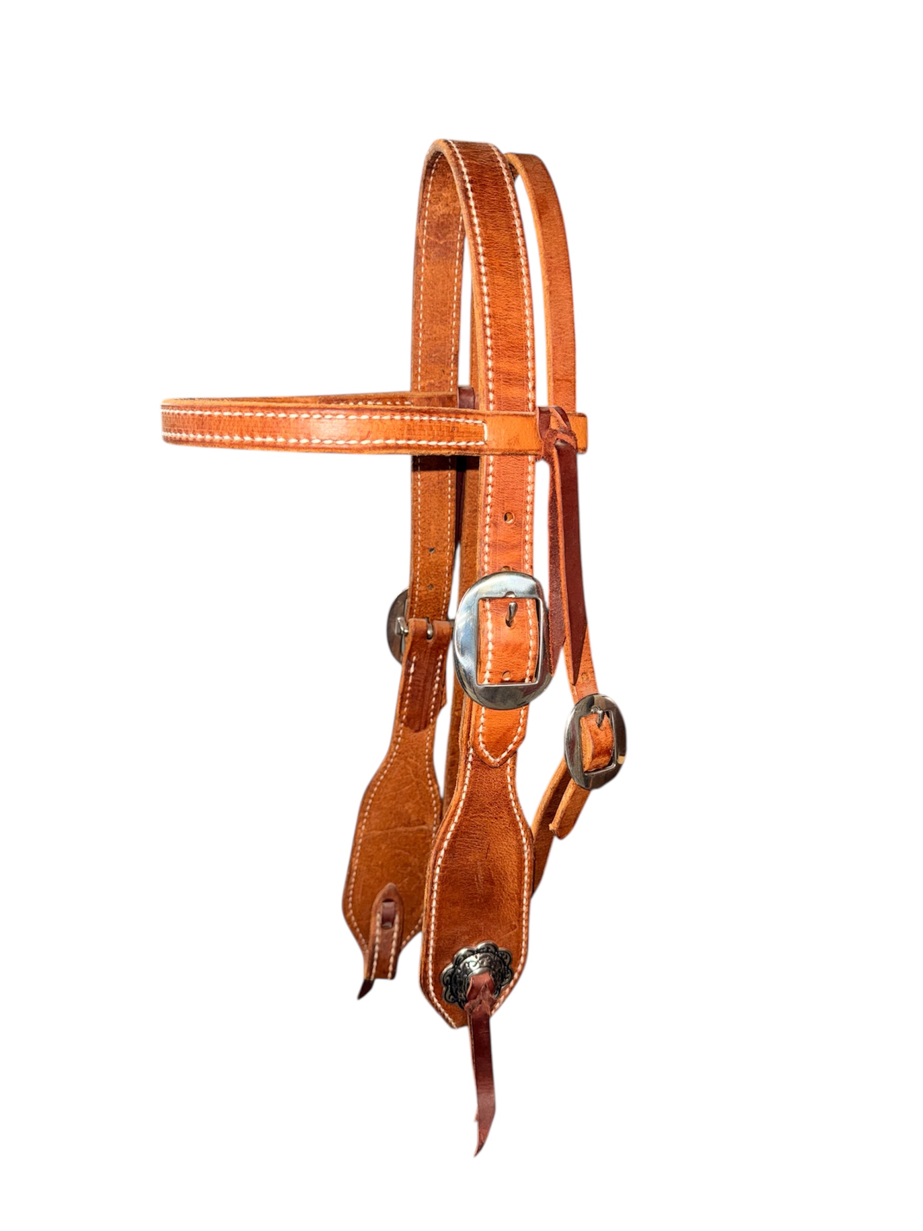Berlin leather Heavy Duty Harness Leather Browband Headstall