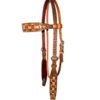 Vintage Checkerboard Browband Headstall