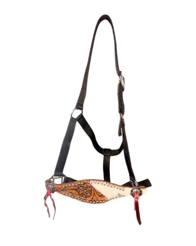 Cowpuncher Black Nylon Bronc Halter