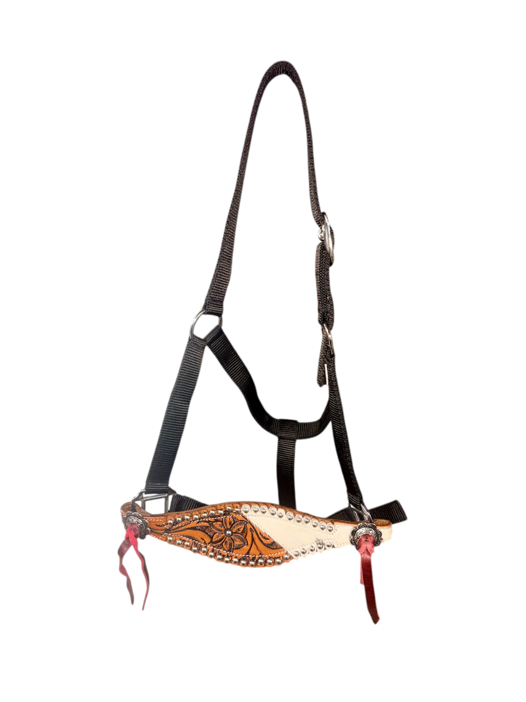 Cowpuncher Black Nylon Bronc Halter
