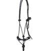 Black Sidepull Rope Halter