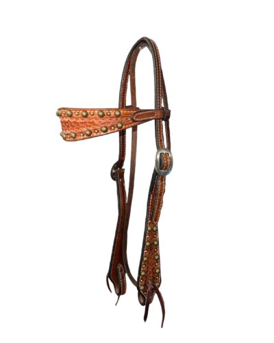 Reinsman Sharon Camarillo Spotted Browband Headstall
