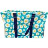 Daisy Mae Collapsible Double Haul-It-All Basket w/ Mesh Pockets & Lid