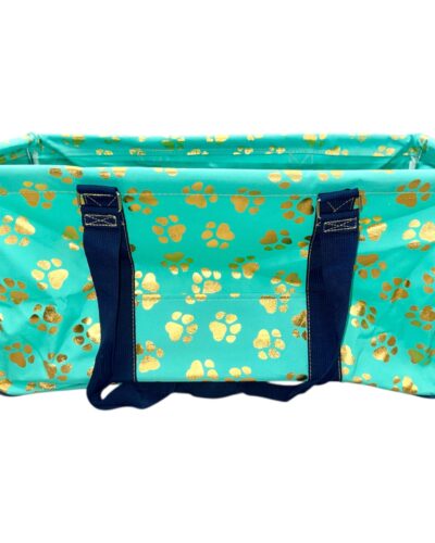 Metallic Paws Collapsible Haul-It-All Basket w/ Mesh Pockets
