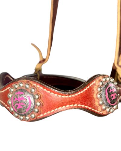 Alternative view of Weaver Prairie Rose Noseband