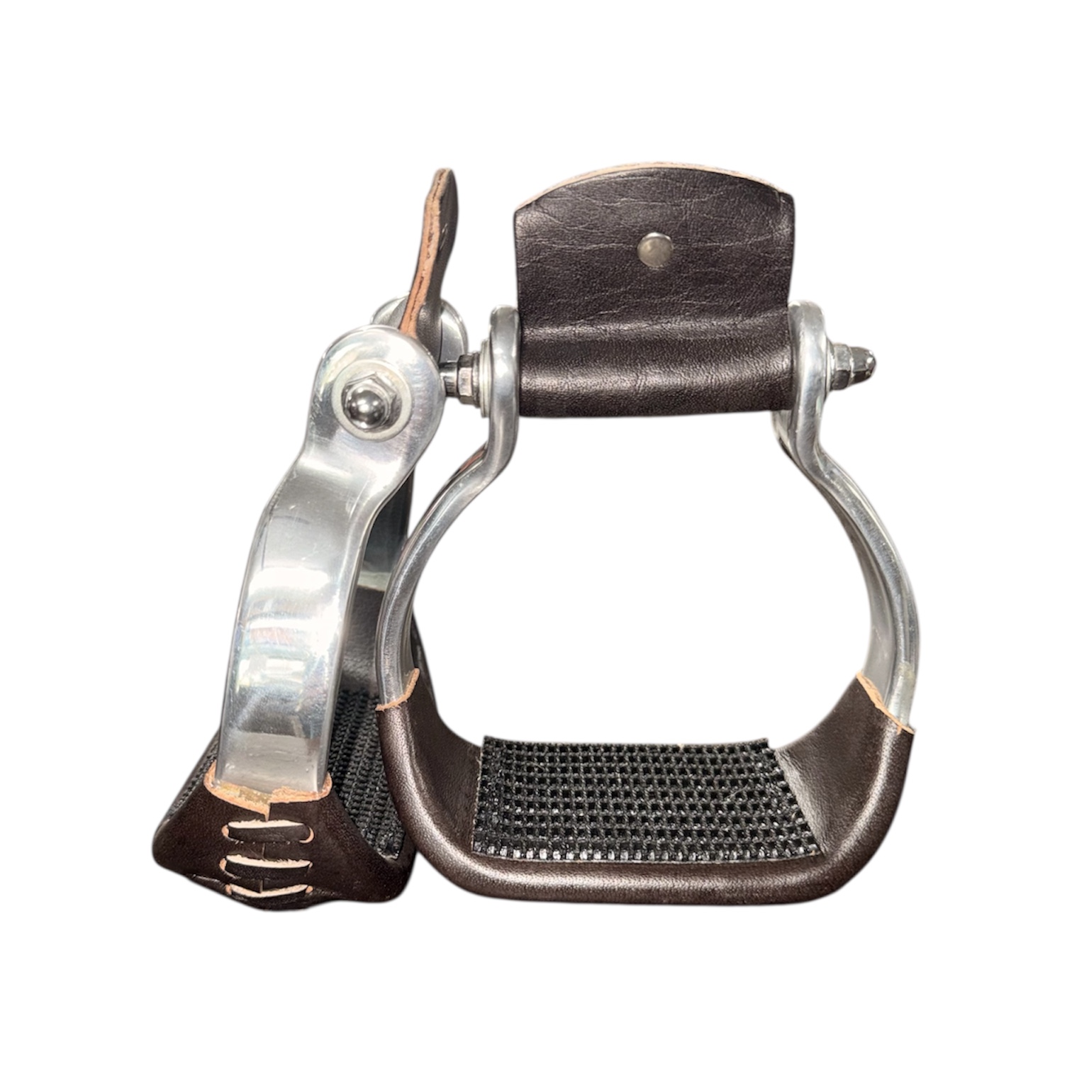3’’ Aluminim Stirrups w/ Rubber Grip Tread