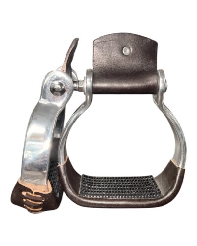 2’’ Aluminum Stirrups w/ Rubber Grip Tread