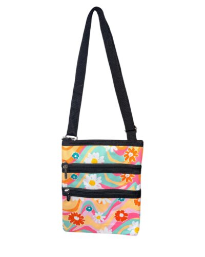 Groovy Floral Crossbody Bag