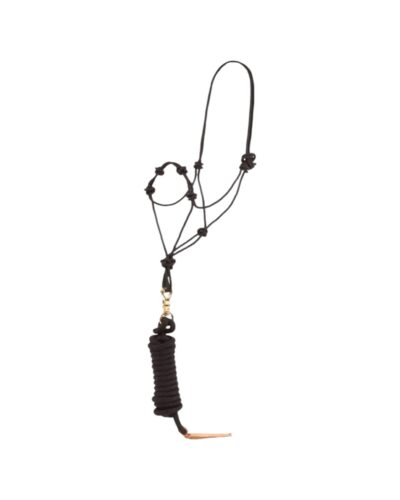 Knotted Training Halter with Horsemanship Lead