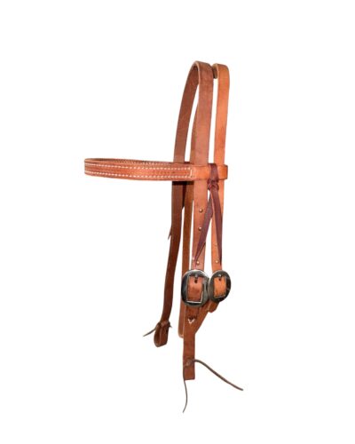 Natural Harness Leather Browband Headstall