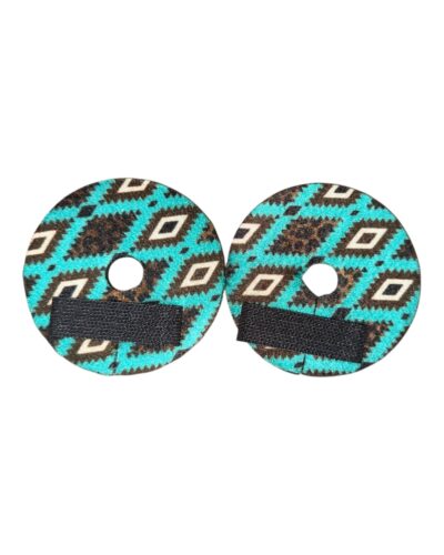 Teal Leopard Aztec Bit Guards