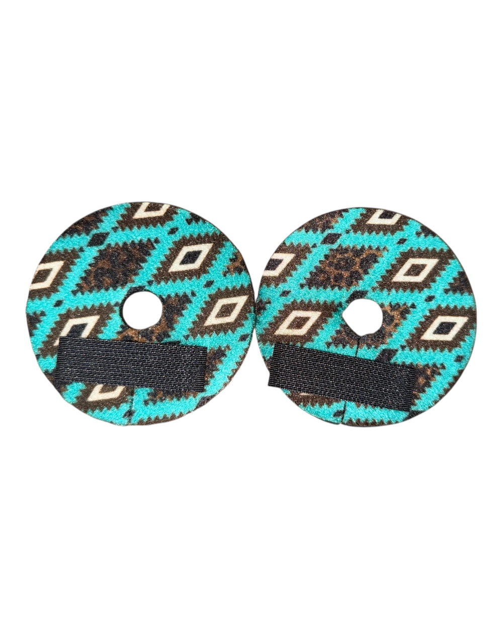 Teal Leopard Aztec Bit Guards