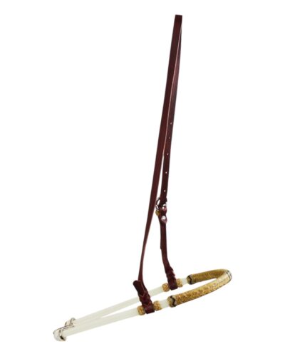 Double Rope Rawhide Tie Down Noseband