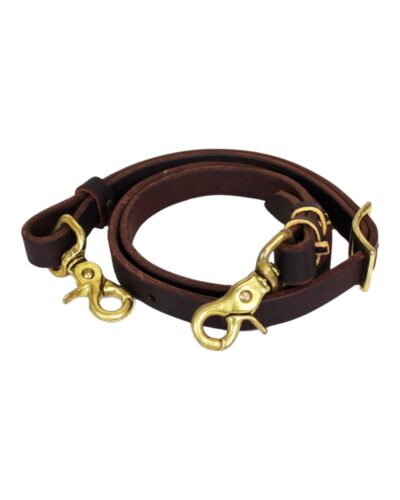 Heavy Oiled Latigo Leather Tie Down Strap
