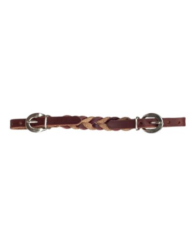 Braided Leather Curb Strap