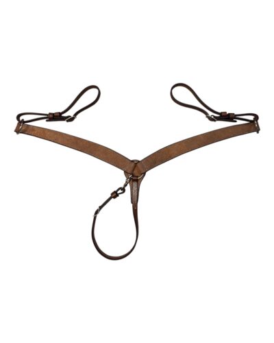Heavy Oiled Chocolate Roughout Breastcollar