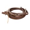 Doubled & Stitched Havana 1/2’’ Leather Split Reins