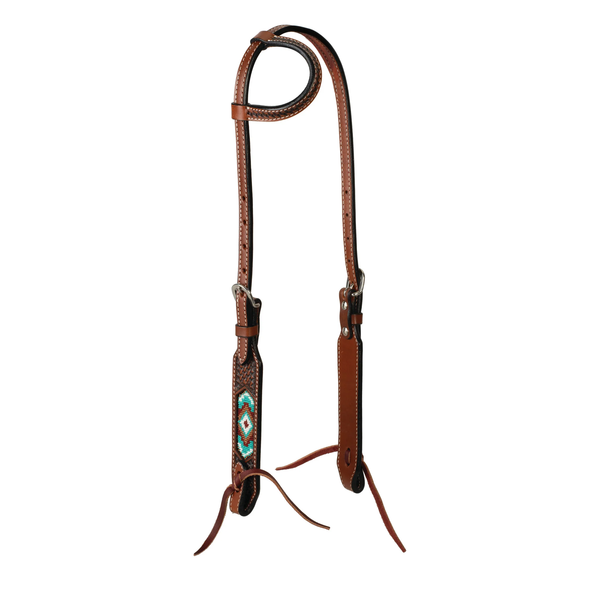 Weaver Beaded Inlay 1-Ear Headstall