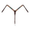 Weaver Turquoise Cross Beaded Pony Size Breastcollar