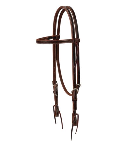 Weaver Buffalo Leather Browband Headstall