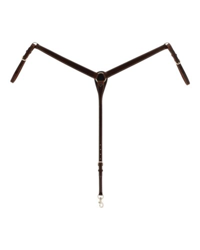 Weaver Buffalo Leather Contoured Burgundy Breastcollar