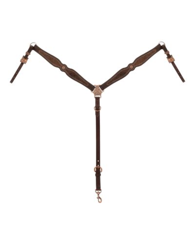 Western Floral Scalloped Breastcollar