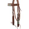 Weaver Beaded Inlay Browband Headstall