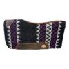 Klassy Cowgirl Purple Twilight Wool Top Saddle Pad