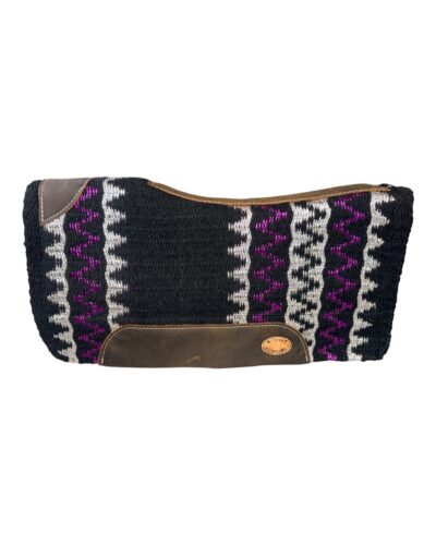 Klassy Cowgirl Purple Twilight Wool Top Saddle Pad
