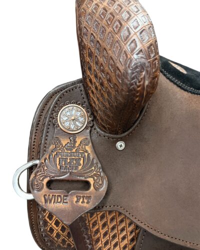 15’’ Double J Pursuit Flex Wide Tree Barrel Saddle - Image 8
