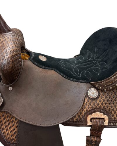 15’’ Double J Pursuit Flex Wide Tree Barrel Saddle - Image 7