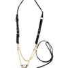 Lariat Rope Tiedown w/ Black Nylon Cheeks