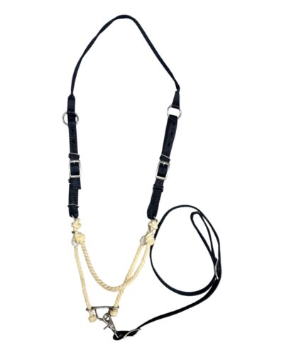 Lariat Rope Tiedown w/ Black Nylon Cheeks