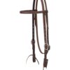 Weaver Doubled & Stitched Browband Headstall w/ Tie Ends