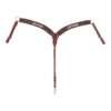 Beaded Inlay Contoured Chestnut Breastcollar