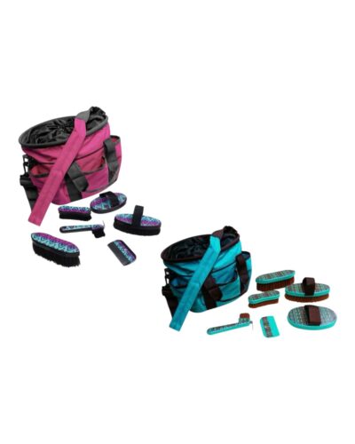 6-Piece Navajo Print Grooming Kit w/ Nylon Cordura Carrying Bag